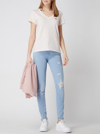 Levi's® Super Skinny Fit Jeans mit Stretch-Anteil Modell '710' Jeansblau 1