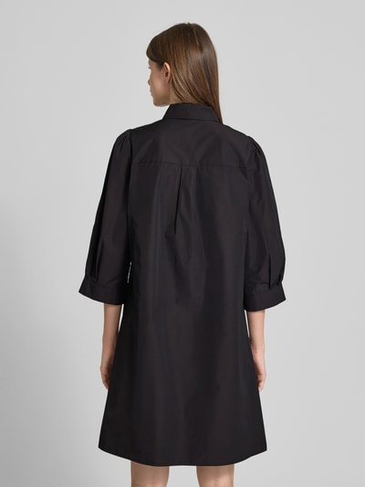 Christian Berg Woman Selection Knielanges Kleid aus Taft Black 5
