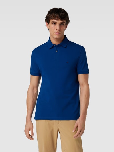 Tommy Hilfiger Koszulka polo z wyhaftowanym logo Królewski niebieski 4