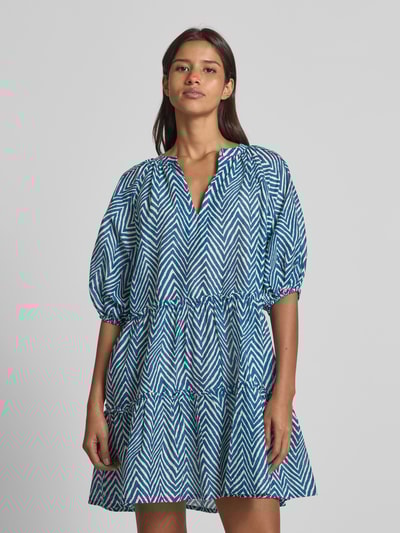 Barts Sukienka mini z falbanami model ‘ADELIU’ Niebieski 4