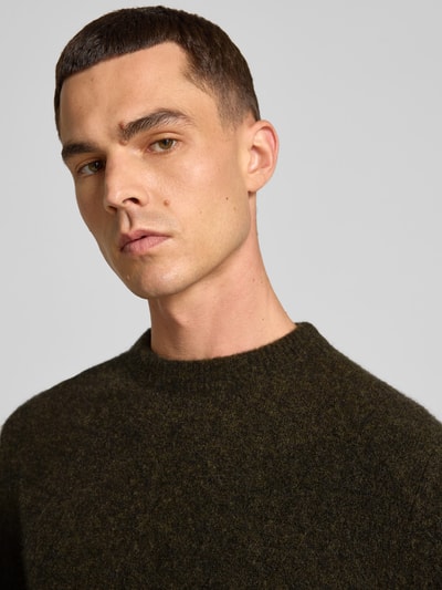 Filippa K Wollpullover mit Yak-Anteil Anthrazit 3