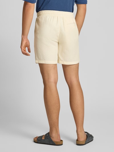 Only & Sons Regular fit sweatshorts van puur katoen, model 'TEL' Offwhite - 5