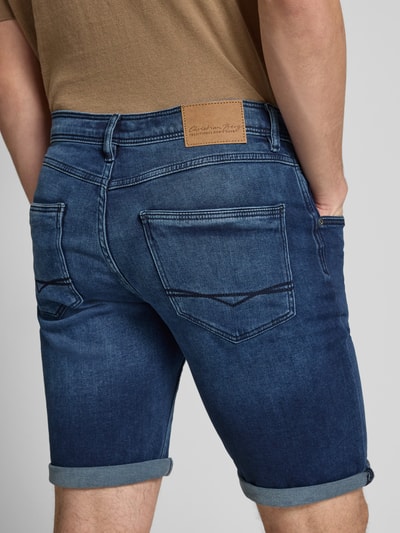 Christian Berg Men Bermuda im 5-Pocket-Design Blau 3