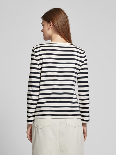 Weekend Max Mara Longsleeve mit Rundhalsausschnitt Modell 'LEIDA' Marine 5