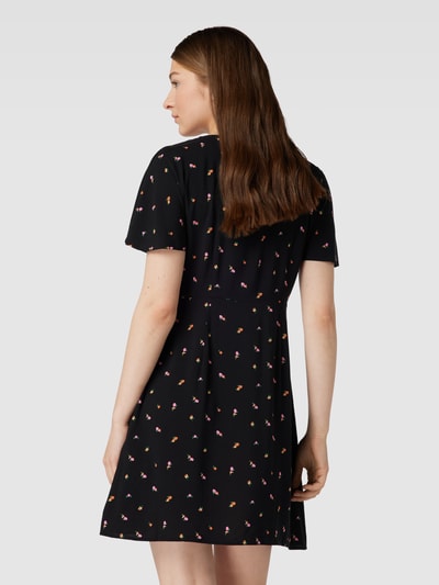 Tom Tailor Denim Mini-jurk met all-over print Zwart - 5