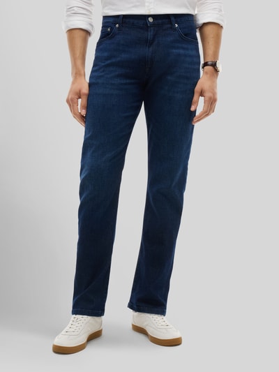 Tommy Hilfiger Regular fit jeans met dark-wash-look Jeansblauw - 4