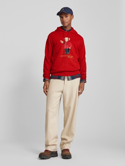 Polo Ralph Lauren Hoodie met labelprint Rood - 1