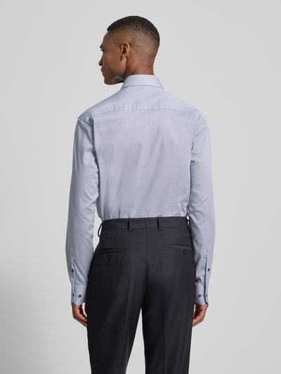 ETERNA Comfort Fit Businesshemd aus Baumwolle mit Kentkragen Bleu 5