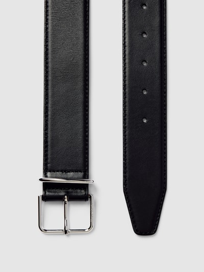 Marc O'Polo Gürtel mit Label-Detail Modell 'FRENJA' Schwarz 3