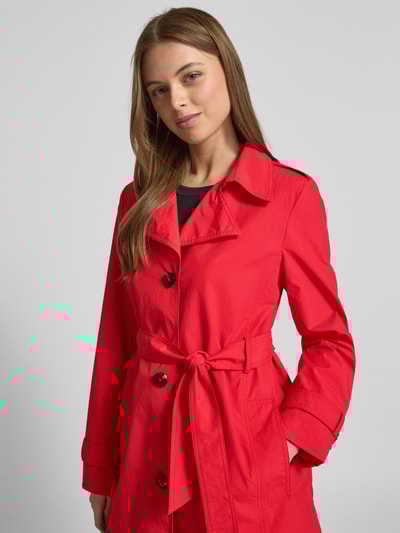 Christian Berg Woman Selection Trenchcoat mit Bindegürtel Rot 3