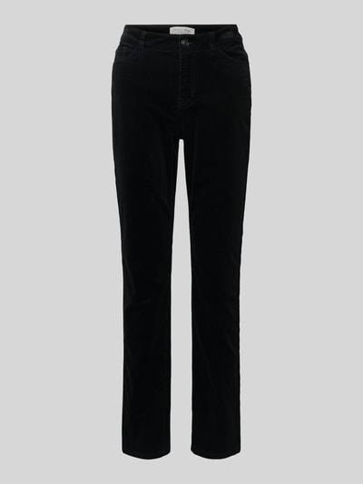 Christian Berg Woman Slim Fit Cordhose mit Baumwolle Black 2