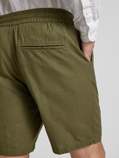 Matinique Shorts mit elastischem Bund Modell 'barton' Khaki 3