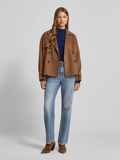 Armedangels Slim fit pullover van puur katoen, model 'ALAANIA' Marineblauw - 1