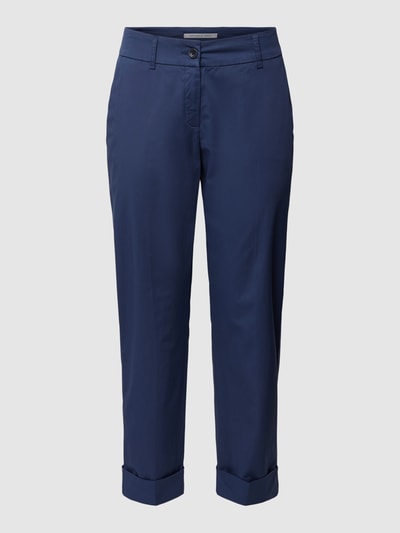 Raffaello Rossi Broek met steekzakken opzij, model 'DORA' Marineblauw - 2