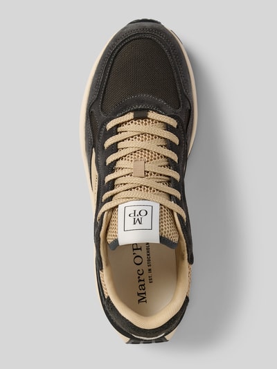 Marc O'Polo Sneakersy niskie z welurowej skóry bydlęcej Beżowy 3