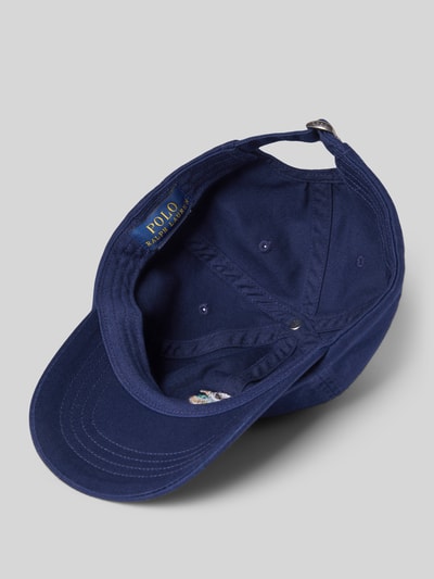 Polo Ralph Lauren Kids Pet met labelstitching Marineblauw - 2