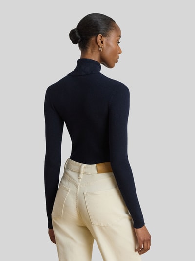 Lauren Ralph Lauren Slim Fit Rollkragenpullover aus Baumwoll-Modal-Mix Marine 5