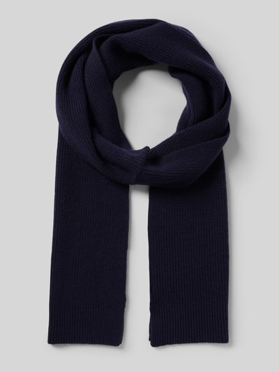 Strellson Sjaal van wolmix, model 'LORAS' Donkerblauw - 1