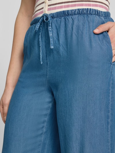 ONLY Wide Leg Hose aus Lyocell Modell 'CHARIS' Jeansblau 3