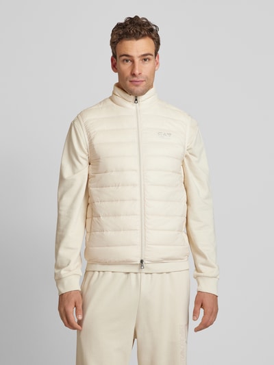 EA7 Emporio Armani Daunenweste mit Daunen-Federn-Füllung Offwhite 4