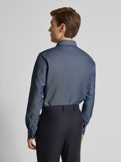 ETERNA Koszula biznesowa o kroju regular fit z czystej bawełny model ‘Kent’ Królewski niebieski 5