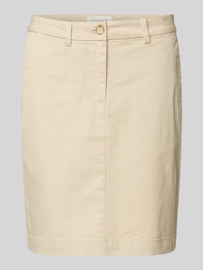 Gant Minirok met Franse steekzakken Zand - 2