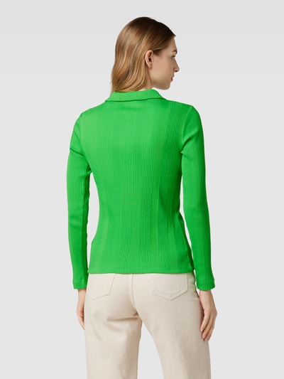 Esprit Strickjacke in Ripp-Optik Grün 5