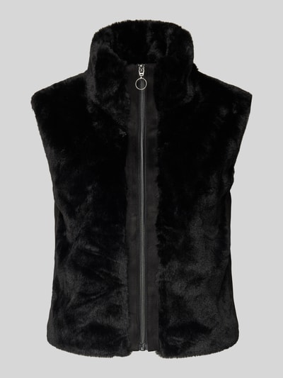 Betty Barclay Gilet met imitatiebont Zwart - 2