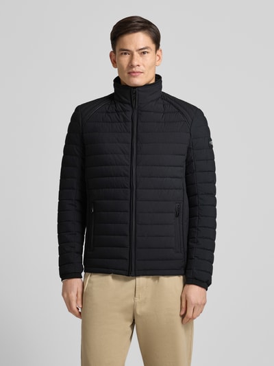 NAUTGÅRD Steppjacke mit Stehkragen und Reißverschlusstaschen Black 4