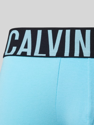 Produktfoto, Trunks im 3er-Pack mit elastischem Logo-Bund von Calvin Klein Underwear aus Baumwoll-Mix mit Stretch-Anteil in Hellblau