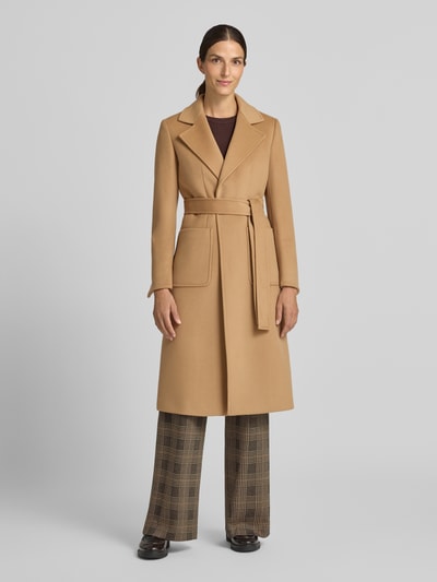 MAX&Co. Regular Fit Mantel aus reiner Baumwolle Modell 'RUNAWAY' Camel 4