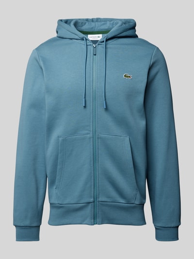 Lacoste Sweatjacke mit Reißverschluss Rauchblau 2