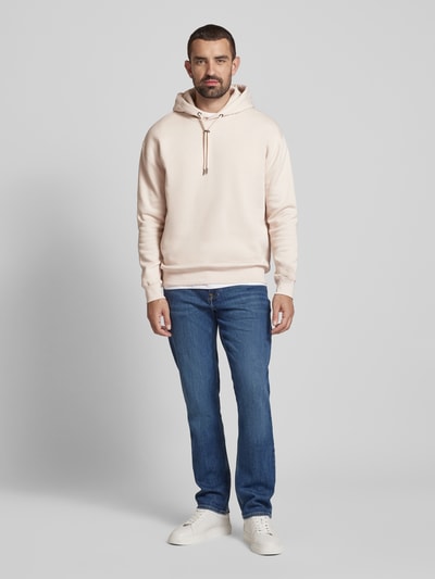 Cinque Hoodie mit gerippten Abschlüssen Modell 'Swift' Beige 1