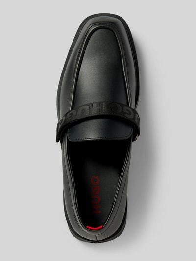 HUGO Loafers mit Label-Details Modell 'Iker' Black 3