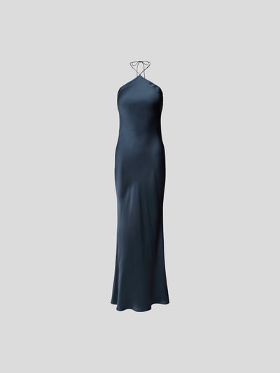 Anine Bing Abendkleid mit Neckholder Marine 2