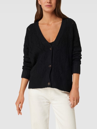 Christian Berg Woman Cardigan in gebreide look Zwart - 4