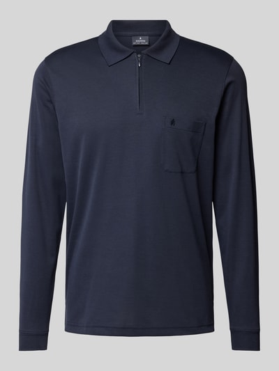 RAGMAN Regular fit poloshirt met borstzak Marineblauw - 2