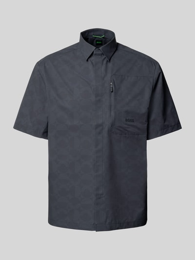 BOSS Green Koszula casualowa z listwą guzikową model ‘Bechno’ Czarny 2