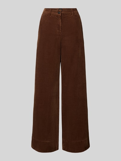 BOSS Orange Cordhose mit weitem Bein Mittelbraun 1