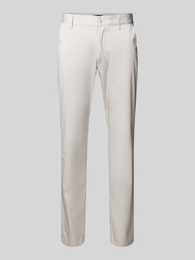 Christian Berg Men Regular Fit Chino mit Eingrifftaschen Hellgrau 2