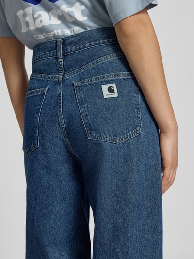 Carhartt Work In Progress Jeansy o szerokim kroju z 5 kieszeniami model ‘Jane’ Niebieski 3