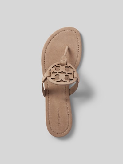 Tory Burch Zehentrenner aus echtem Leder Mud 3