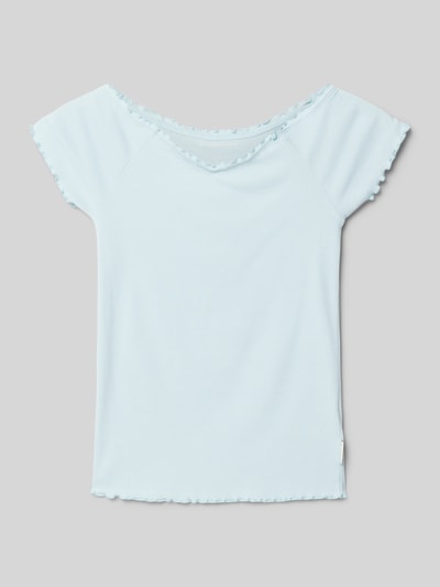 Tom Tailor Slim Fit T-Shirt mit Carmen-Ausschnitt Mint 1