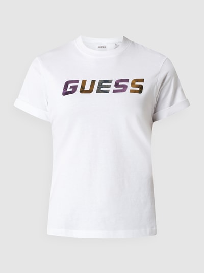 Guess Activewear T-Shirt mit Logo-Print Modell 'Chryssa' Weiss 2