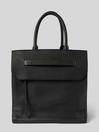 LIEBESKIND BERLIN Handtasche aus reinem Leder mit Label-Detail Modell 'Lora' Black 2