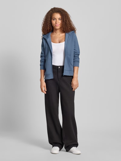 Tommy Jeans Bluza rozpinana o kroju regular fit z mieszanki bawełny Szaroniebieski 1