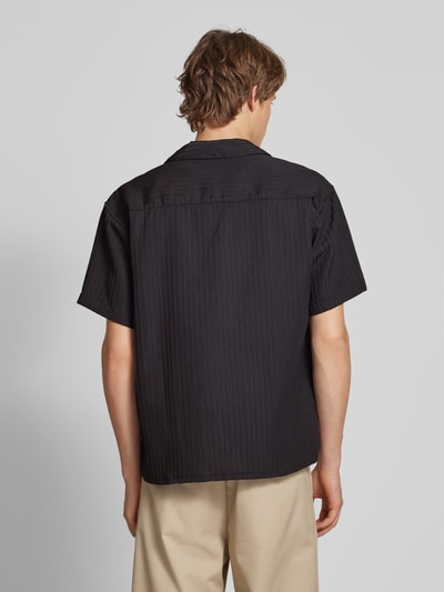 Jack & Jones Freizeithemd mit Knopfleiste Modell 'MASSIMO' Black 5