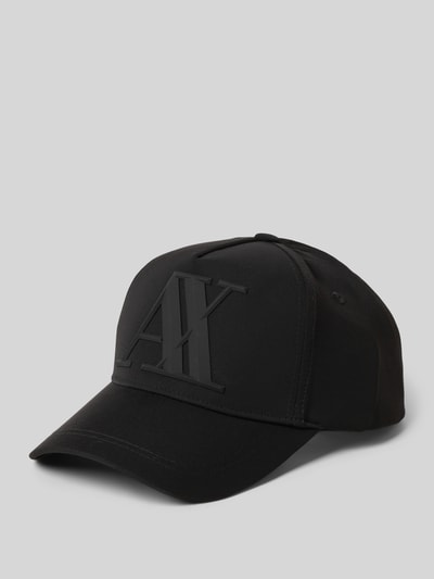 ARMANI EXCHANGE Baseballpet met logo-applicatie, model 'Debossed' Zwart - 1
