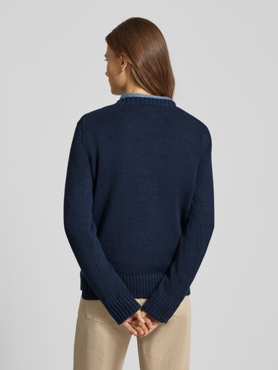 Polo Ralph Lauren Gebreide pullover met motief en ronde hals Marineblauw - 5