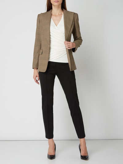 Lauren Ralph Lauren Blazer mit Glencheck-Dessin Bordeaux 1